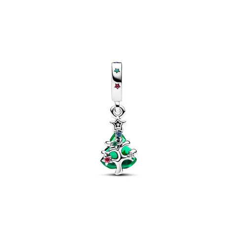Sparkling Christmas Tree Dangle Charm