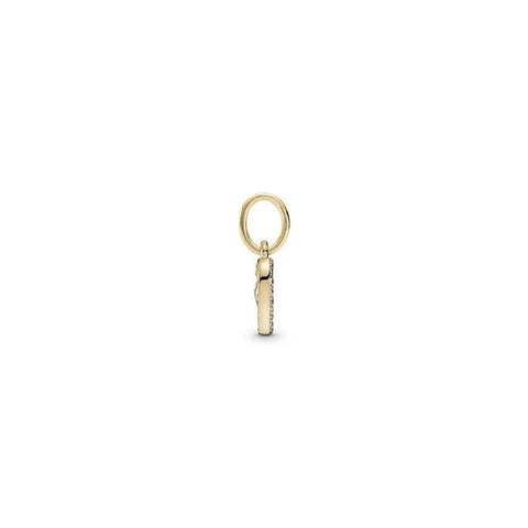 Sparkling Double Heart Dangle Charm - k - Sparkling Double Heart Dangle Charm - k