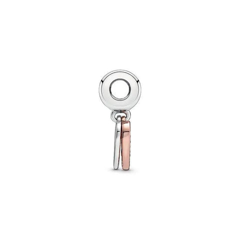 Sparkling Freehand Heart Dangle Charm