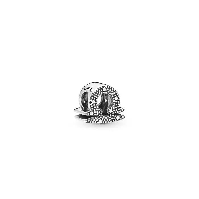 Sparkling Libra Zodiac Charm - Sparkling Libra charm, celebrating those born under this air sign with elegance.