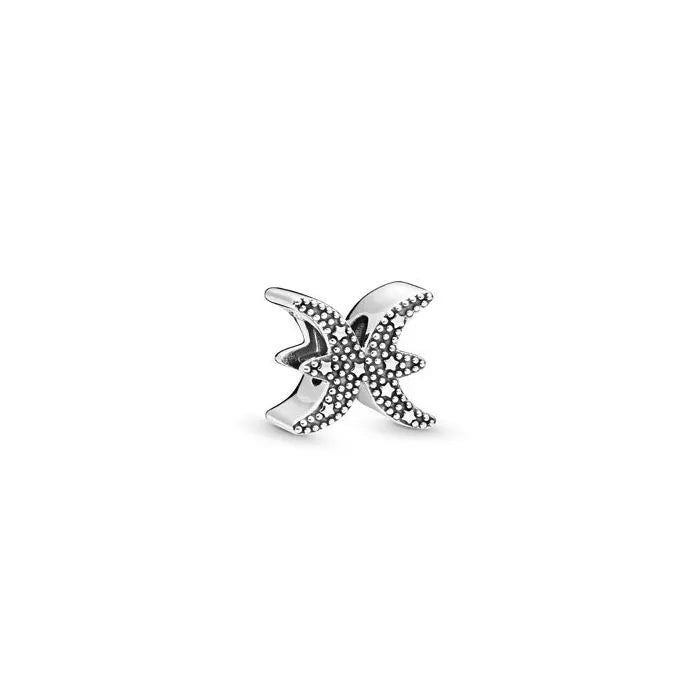 Sparkling Pisces Zodiac Charm - Elegant Pisces zodiac charm with sparkling details, perfect for water sign enthusiasts.