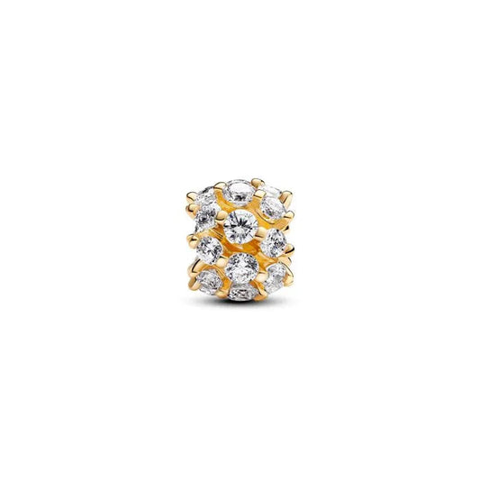 Sparkling Round Charm
