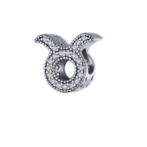 Sparkling Taurus Zodiac Charm - Sparkling Taurus Zodiac Charm