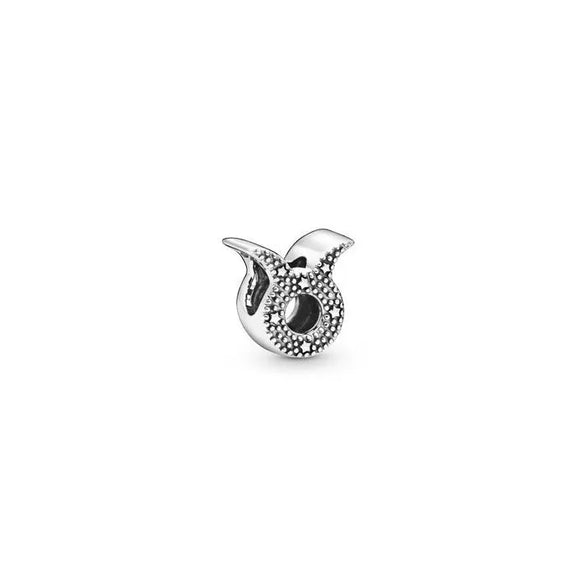 Sparkling Taurus Zodiac Charm - Sparkling Taurus Zodiac Charm - Elegant Taurus zodiac charm with sparkling details, celebrating this earth sign.