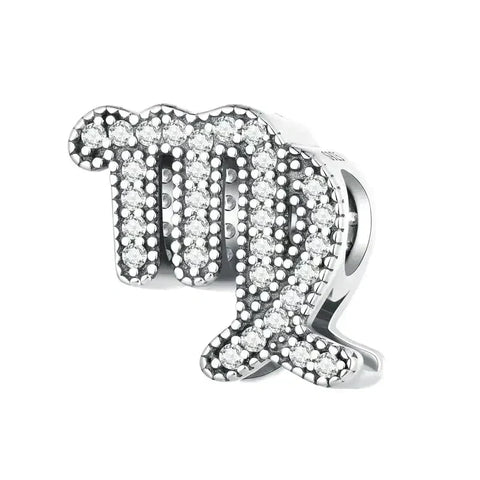 Sparkling Virgo Charm - Fits pandora Bracelet
