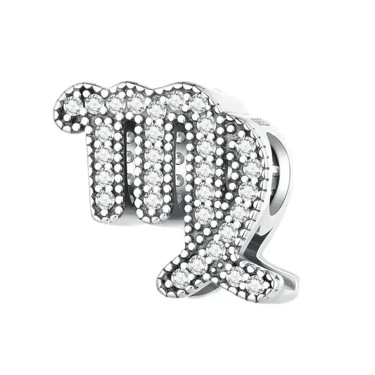 Sparkling Virgo Charm - Fits pandora Bracelet