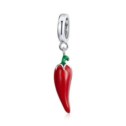 spicy chili pepper dangle charm