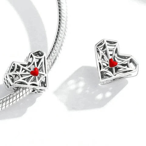 Spider Web Charm