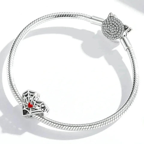 Spider Web Charm