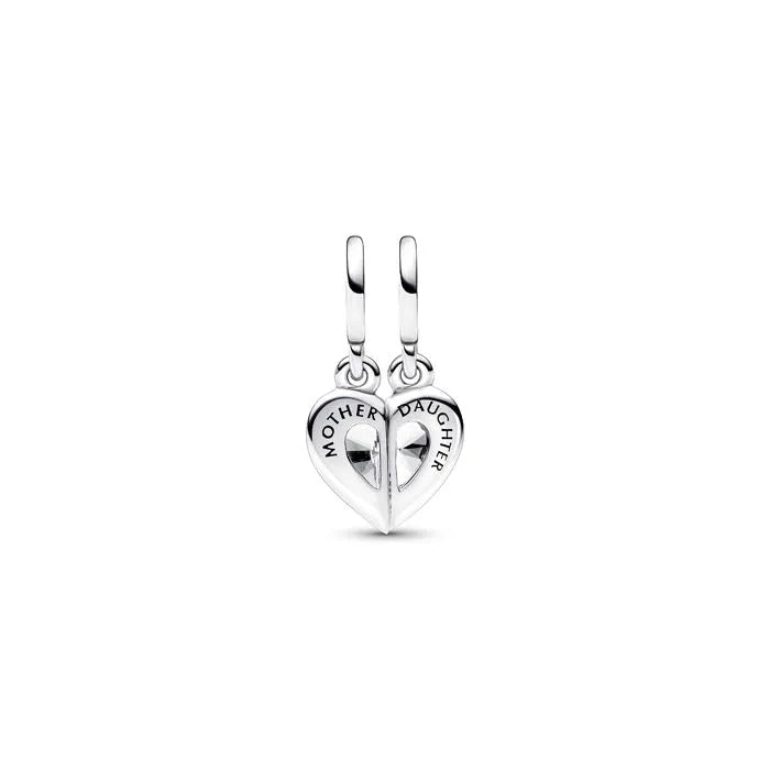 Splittable Mother Daughter Dangle Charm - Charming mother-daughter dangle charm that splits, symbolizing a strong bond.