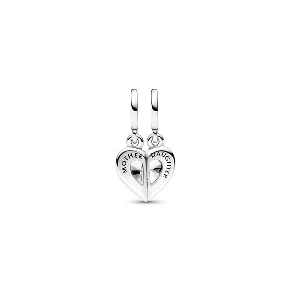 Splittable Mother & Daughter Dangle Charm - Splittable Mother Daughter Dangle Charm - Charming mother-daughter dangle charm that splits, symbolizing a strong bond.