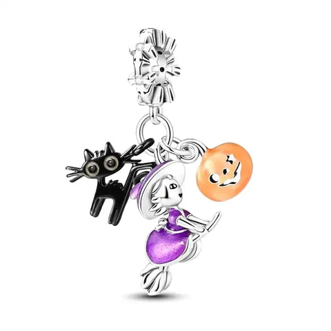 spooky-charm charm fits Pandora bracelet affordable Jewelry