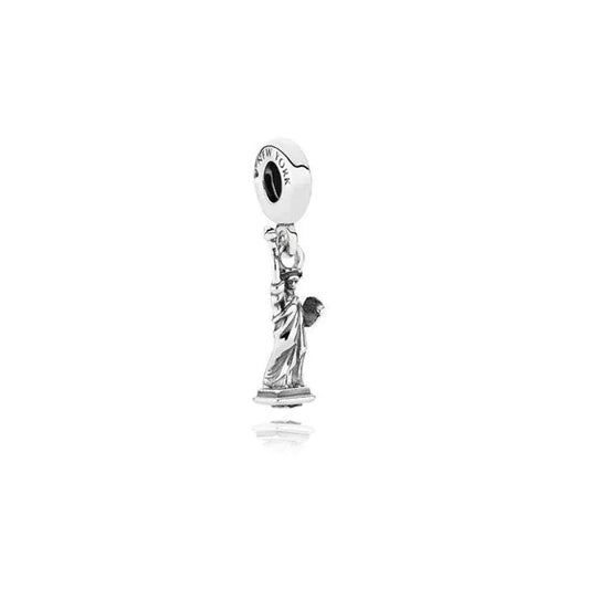 Sparkling herbarium cluster dangle charm, a botanical-inspired piece with shimmering details