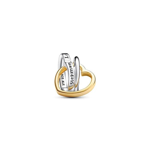 Stepmom Entwined Hearts Charm