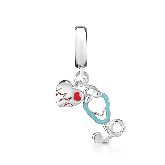 Life Rhythm Heart Charm
