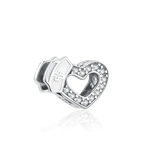 Heart & Hat Care Charm