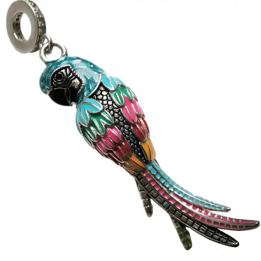 Sterling Silver Parrot Charm