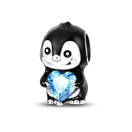 Sterling Silver Penguin Charm