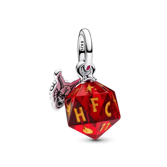 Stranger Things Hellfire Club Dice Dangle Charm