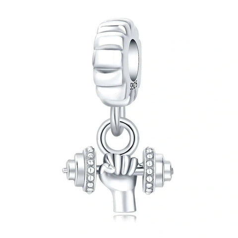Strength & Dumbbell Dangle Charm