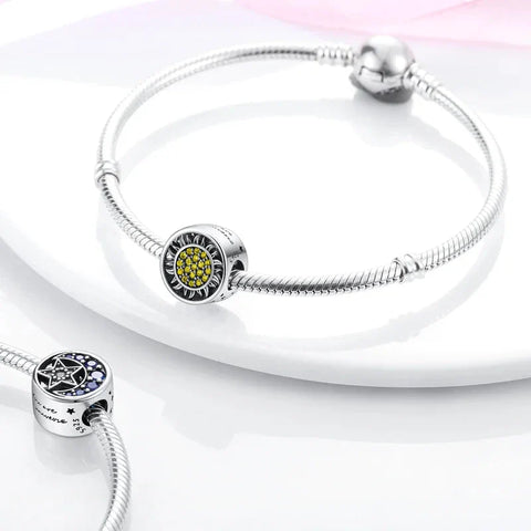 sunflower-bead Jewelry charm Pandora fits bracelet affordable