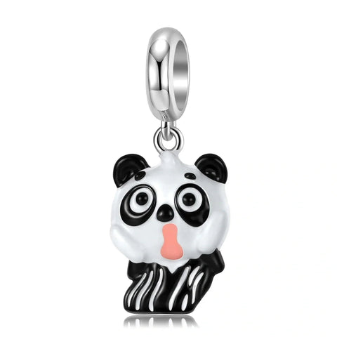 Surprised Panda Dangle Charm - Surprised Panda Dangle Charm