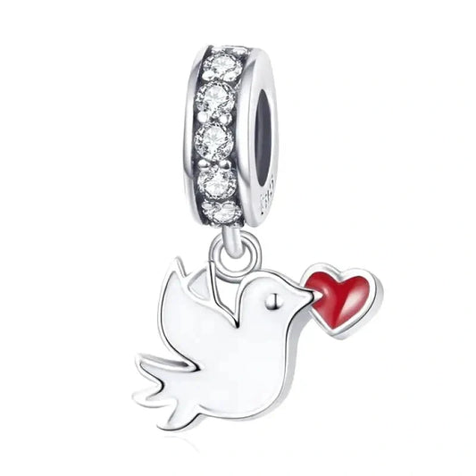 swallow-charm charm Jewelry fits Pandora bracelet affordable