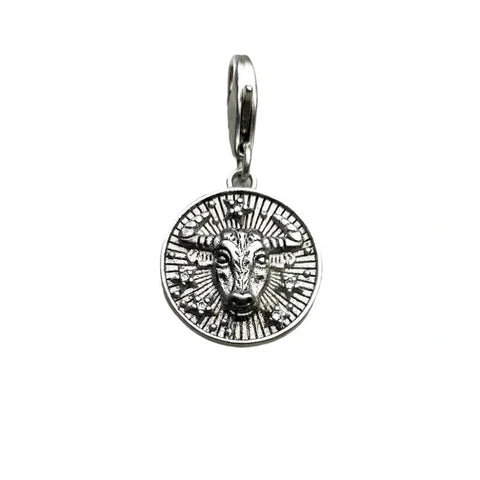 Taurus Pendant Charm - Taurus Pendant Charm