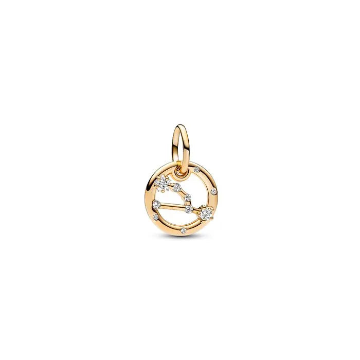 Taurus Zodiac Dangle Charm Pandora Shine - Shimmering Taurus charm, celebrating those born under this sign.