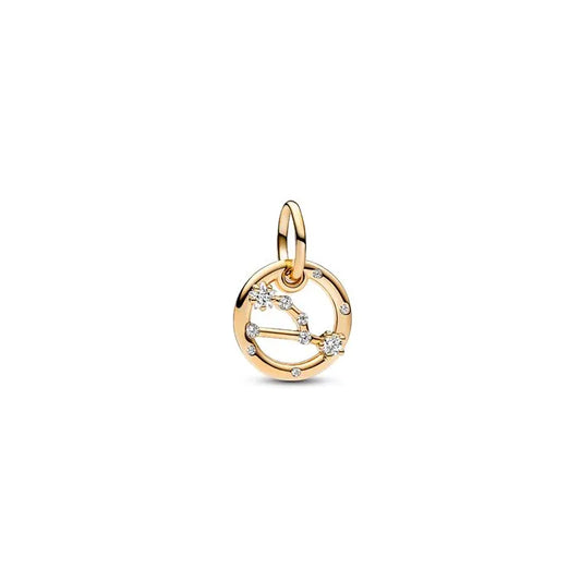 Taurus Zodiac Dangle Charm Pandora Shine - Shimmering Taurus charm, celebrating those born under this sign.