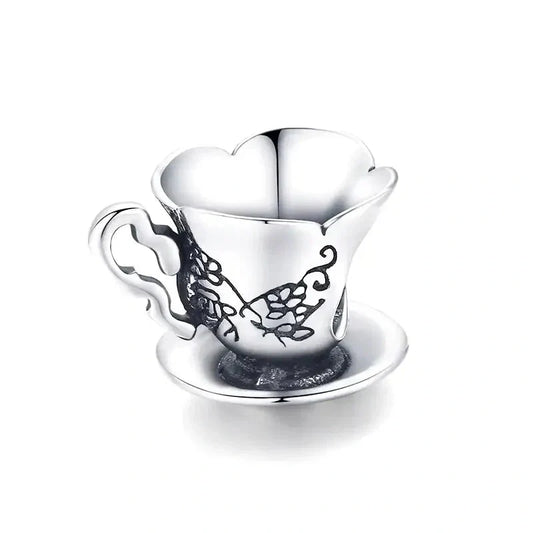 teacup-charm Jewelry fits Pandora bracelet charm affordable