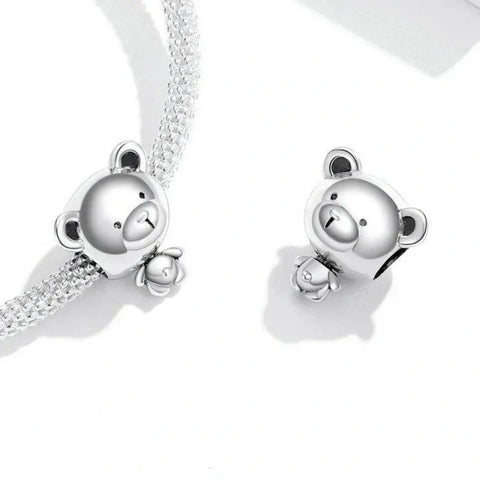 teddy-bear Jewelry fits Pandora bracelet charm affordable