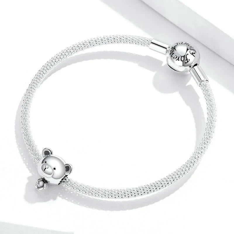 teddy-bear affordable Pandora Jewelry fits bracelet charm