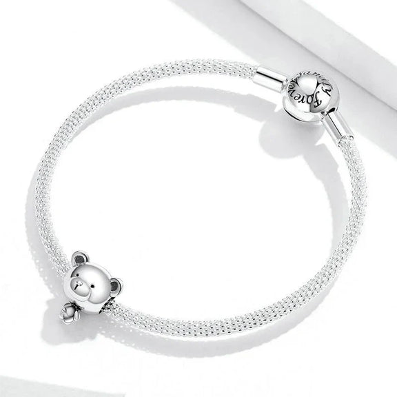 Teddy Bear Charm - teddy-bear affordable Pandora Jewelry fits bracelet charm