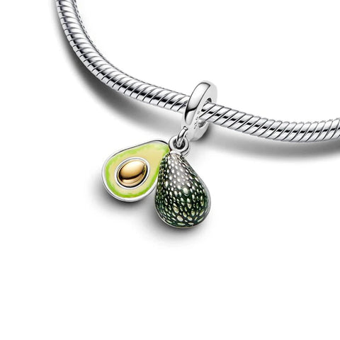 Avocado Double Dangle Charm
