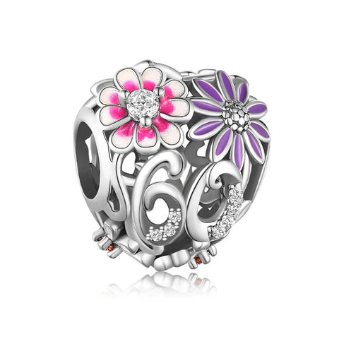 th Birthday Bloom Charm - jewlouli th birthday bloom pandora charm jewelry fits pandora bracelet