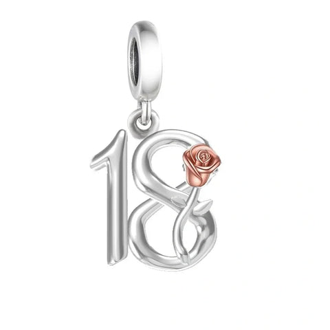 jewlouli th Celebration Dangle Charm fits pandora bracelet
