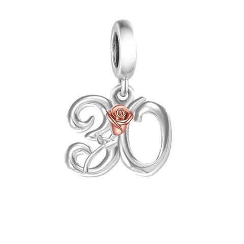 th Celebration Dangle Charm - th Celebration Dangle Charm