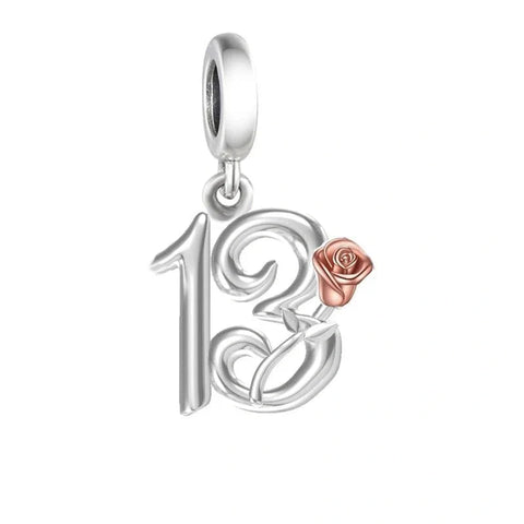 th Celebration Dangle Charm - th Celebration Dangle Charm