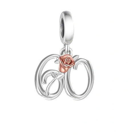 th Celebration Dangle Charm - jewlouli th Celebration Dangle Charm fits pandora bracelet