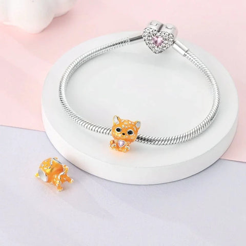 jewlouli tiger cub pandora charm jewelry fits pandora bracelet