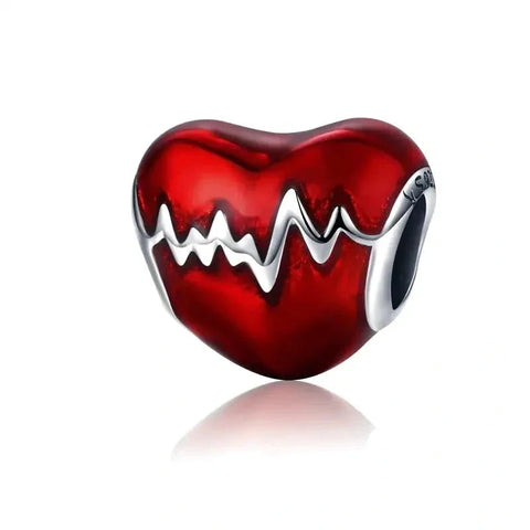 Tiny Red Heart Charm