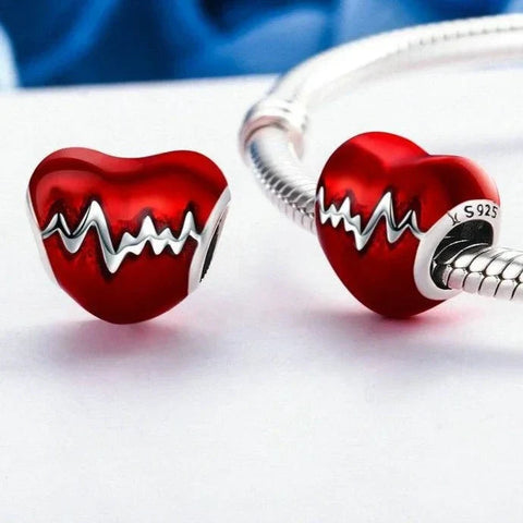 Tiny Red Heart Charm