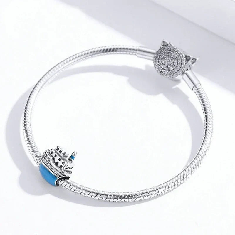 titanic-charm affordable Pandora charm fits bracelet Jewelry