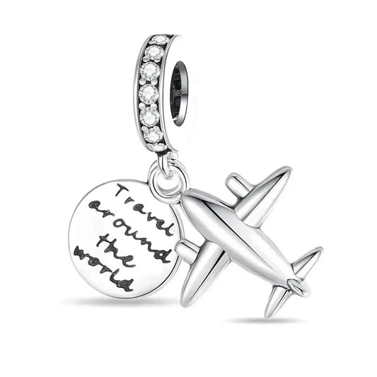 Travel Around the World Charm