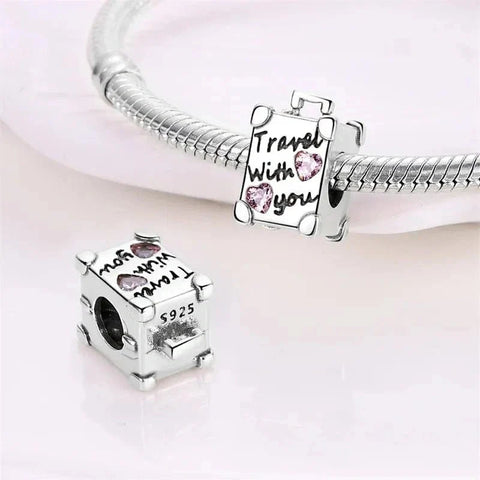 jewlouli travel with you pandora charm jewelry fits pandora bracelet