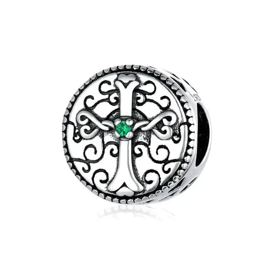 Tree of Life Cross Charm