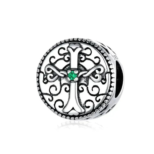 tree-of-life-cross-charm affordable Jewelry Pandora charm fits bracelet