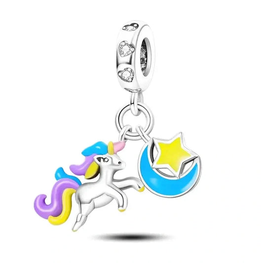 unicorn-dangle-charm affordable Jewelry charm Pandora fits bracelet