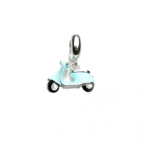 Light blue scooter charm.